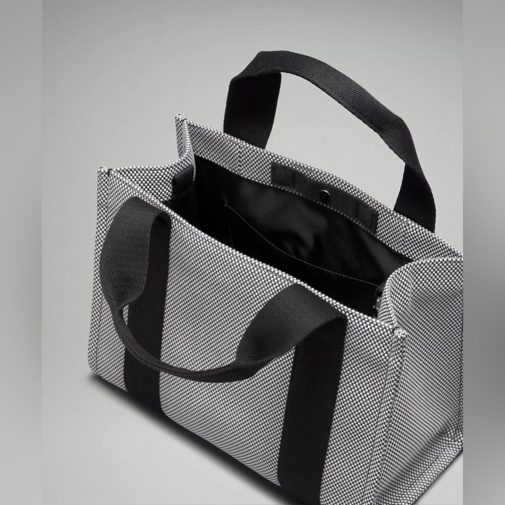 Two tone canvas mini tote bag 4.5L - Picture 5 of 10